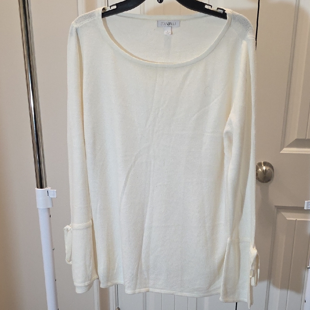 Ravel Ivory Long Sleeve Sweater